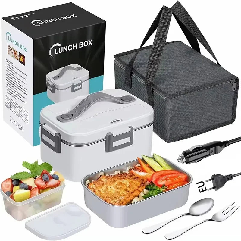 intérieur inox et câble de la lunch box électrique