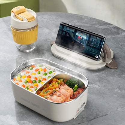 lunch box chauffante utilisée en voiture ou au travail