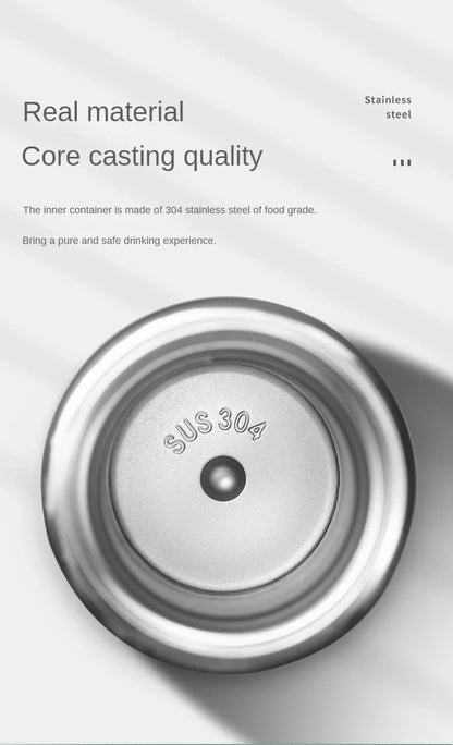 Bouteille thermos en acier inoxydable de 500 ml avec écran de température numérique, tasse de mesure de température intelligente à LED.