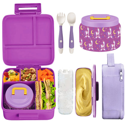 compartiments intérieurs du bento enfant pour repas équilibré
